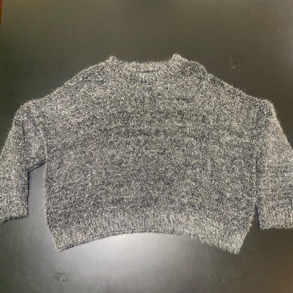 Gray and Silver Tinsel Sweater (M-L)
